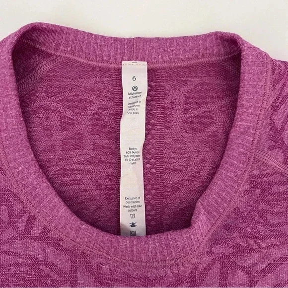 Lululemon Swiftly Tech Short Sleeve Crew Size 6 - Picture 6 of 11